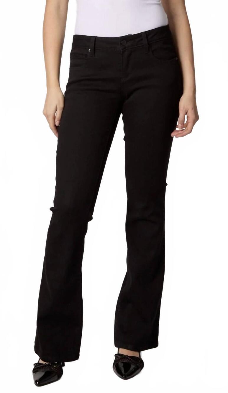 NEW BLUE REVIVAL ysk recycled boot pant in black